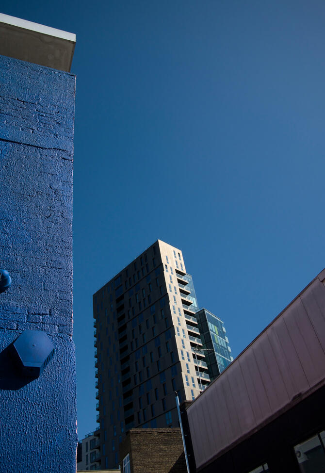 Blue, white, and pink Blue, white, and pink